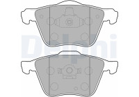 Brake Pad Set, disc brake LP1821 Delphi