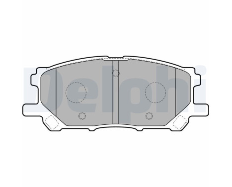 Brake Pad Set, disc brake LP1823 Delphi