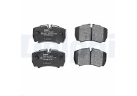 Brake Pad Set, disc brake LP1826 Delphi