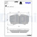 Brake Pad Set, disc brake LP1826 Delphi, Thumbnail 3
