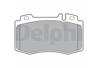 Brake Pad Set, disc brake LP1828 Delphi
