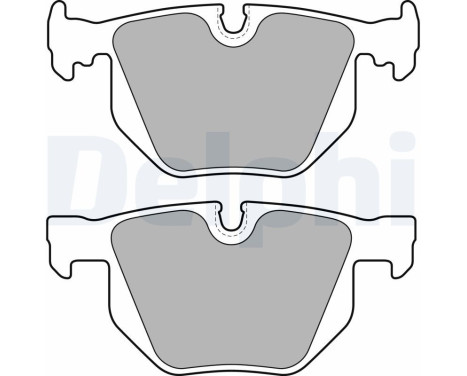 Brake Pad Set, disc brake LP1834 Delphi