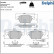 Brake Pad Set, disc brake LP1837 Delphi