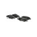 Brake Pad Set, disc brake LP1840 Delphi
