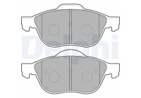 Brake Pad Set, disc brake LP1844 Delphi