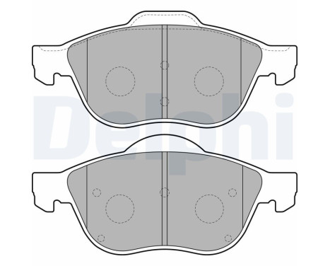 Brake Pad Set, disc brake LP1844 Delphi