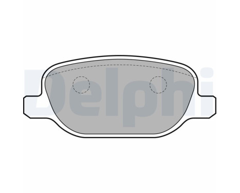 Brake Pad Set, disc brake LP1845 Delphi