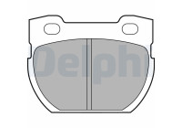 Brake Pad Set, disc brake LP1847 Delphi