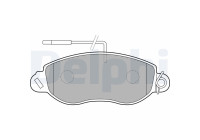 Brake Pad Set, disc brake LP1848 Delphi