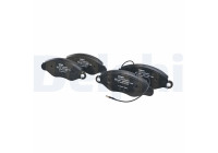 Brake Pad Set, disc brake LP1848 Delphi