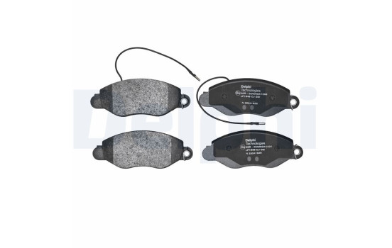Brake Pad Set, disc brake LP1848 Delphi, Image 2