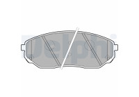 Brake Pad Set, disc brake LP1849 Delphi