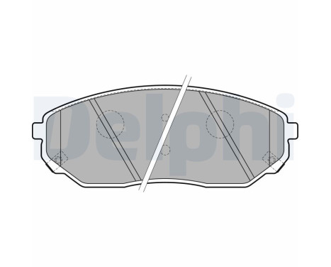 Brake Pad Set, disc brake LP1849 Delphi