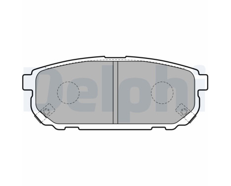 Brake Pad Set, disc brake LP1850 Delphi