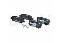 Brake Pad Set, disc brake LP1852 Delphi