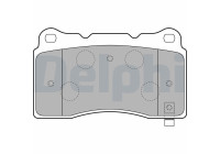 Brake Pad Set, disc brake LP1858 Delphi