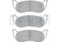 Brake Pad Set, disc brake LP1859 Delphi