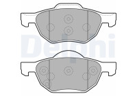 Brake Pad Set, disc brake LP1862 Delphi