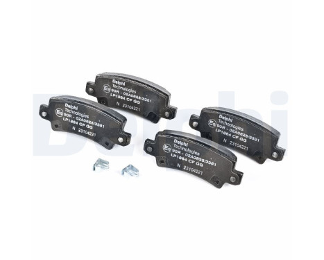 Brake Pad Set, disc brake LP1864 Delphi