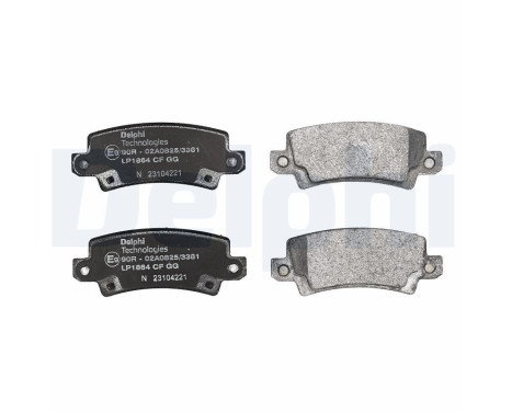 Brake Pad Set, disc brake LP1864 Delphi, Image 2