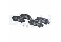 Brake Pad Set, disc brake LP1864 Delphi