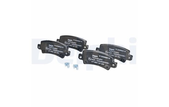 Brake Pad Set, disc brake LP1864 Delphi
