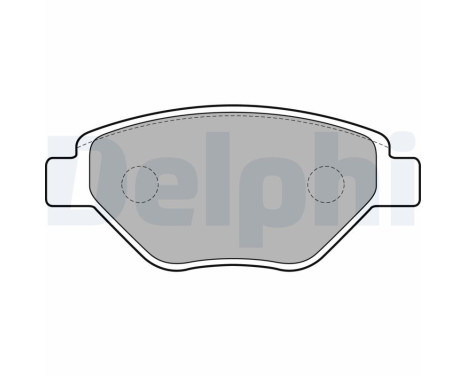 Brake Pad Set, disc brake LP1866 Delphi