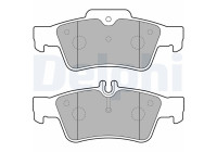 Brake Pad Set, disc brake LP1868 Delphi