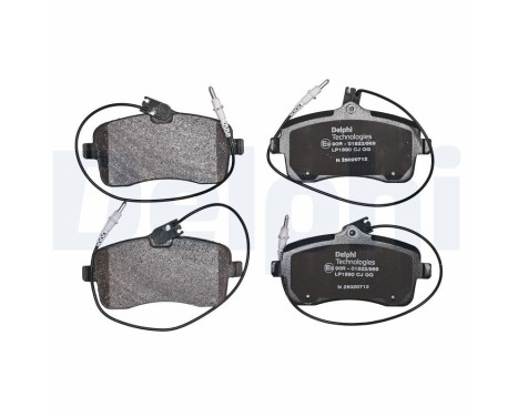 Brake Pad Set, disc brake LP1890 Delphi, Image 3