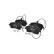 Brake Pad Set, disc brake LP1890 Delphi