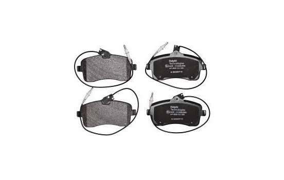 Brake Pad Set, disc brake LP1890 Delphi, Image 2