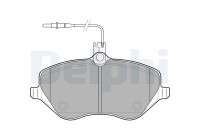 Brake Pad Set, disc brake LP1891 Delphi