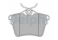 Brake Pad Set, disc brake LP1892 Delphi