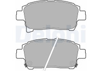 Brake Pad Set, disc brake LP1896 Delphi