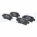Brake Pad Set, disc brake LP1896 Delphi