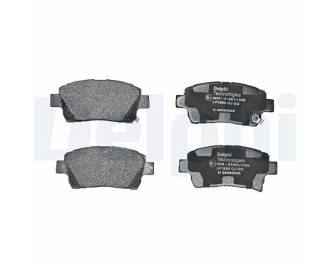 Brake Pad Set, disc brake LP1896 Delphi, Image 2