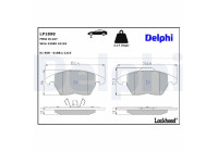 Brake Pad Set, disc brake LP1898 Delphi