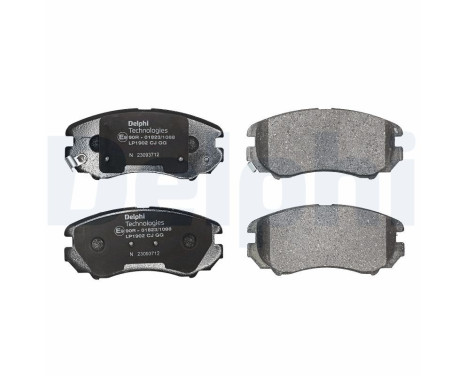 Brake Pad Set, disc brake LP1902 Delphi, Image 2