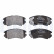 Brake Pad Set, disc brake LP1902 Delphi, Thumbnail 3