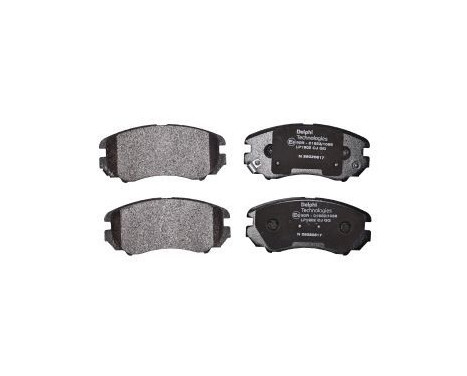 Brake Pad Set, disc brake LP1902 Delphi, Image 2