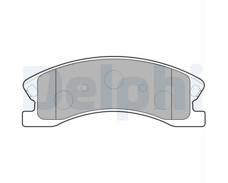 Brake Pad Set, disc brake LP1906 Delphi