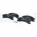 Brake Pad Set, disc brake LP1906 Delphi