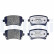 Brake pad set, disc brake LP1911LC Delphi, Thumbnail 4