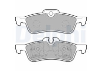 Brake pad set, disc brake LP1912 Delphi