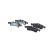 Brake pad set, disc brake LP1912 Delphi