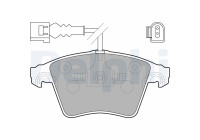 Brake Pad Set, disc brake LP1914 Delphi