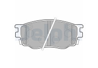 Brake Pad Set, disc brake LP1916 Delphi