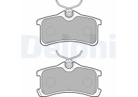 Brake Pad Set, disc brake LP1917 Delphi