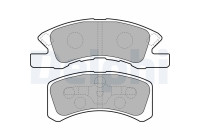 Brake pad set, disc brake LP1918 Delphi