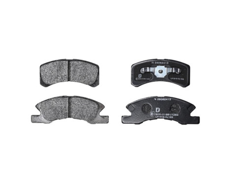 Brake pad set, disc brake LP1918 Delphi, Image 3